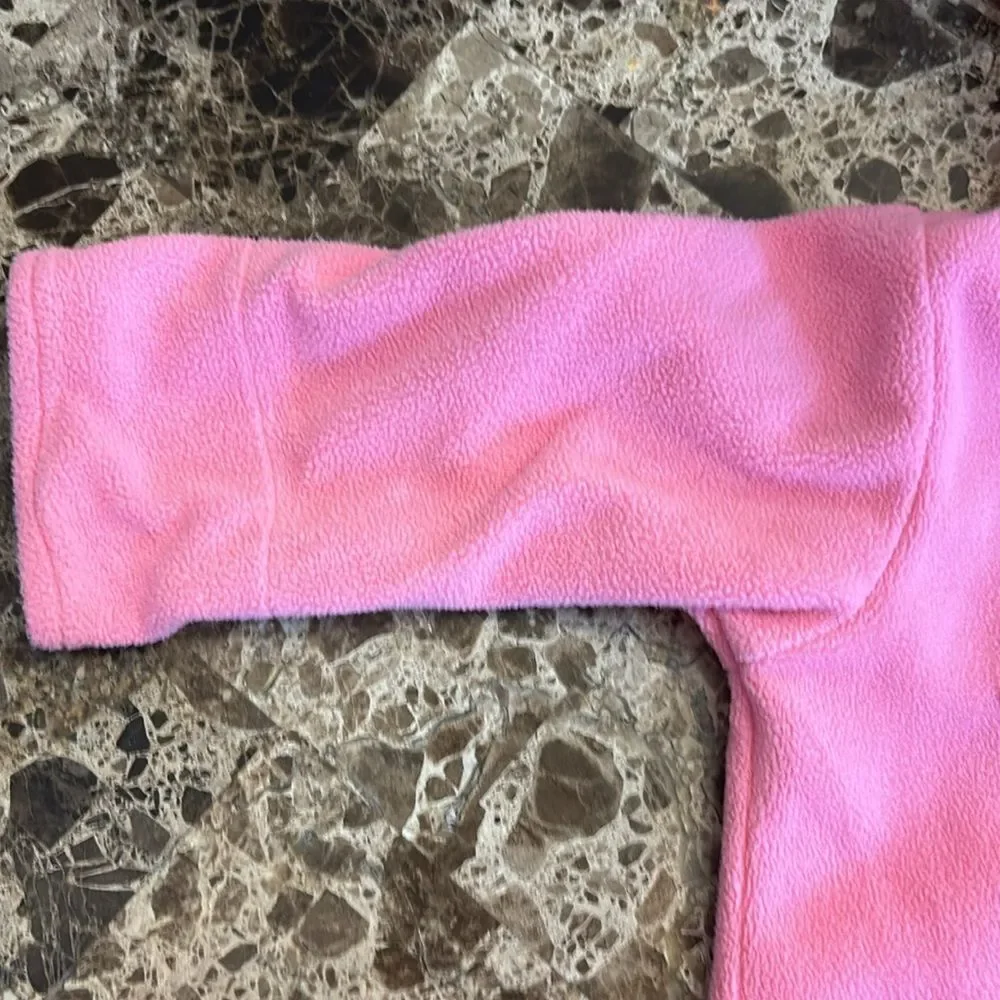 Carter's Girls Fleece Pink Jogger Hoodie Lined Jacket Outfit Track Set Size 0-3M
